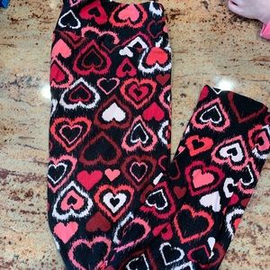 Heart print lularoe leggings